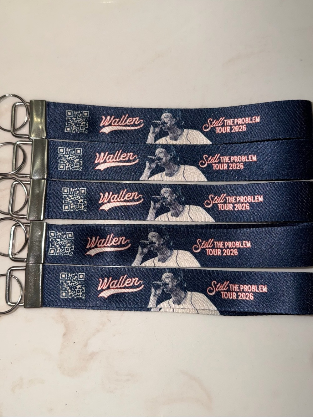 Morgan Wallen Still The Problem Tour 2026 Keychain Wristlet (1 WRISTLET)